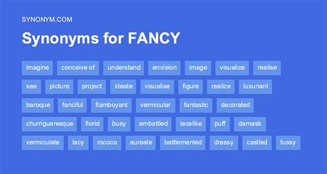 synonym fancy